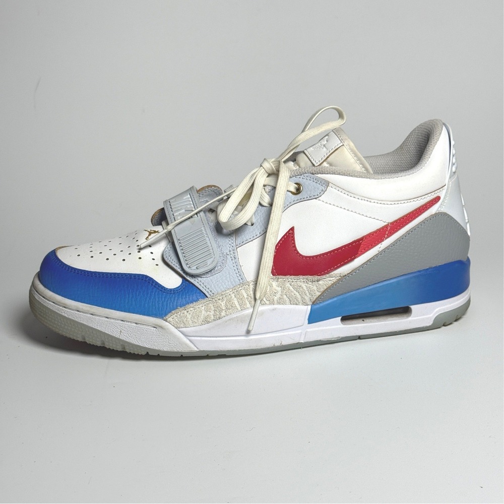 Air Jordan Mens‎ LEFT SHOE ONLY Legacy 312 Low Size 12 White Red Blue FN8902-161